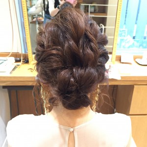 ヘアセット　バック