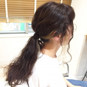 ヘアアレンジ　サイド