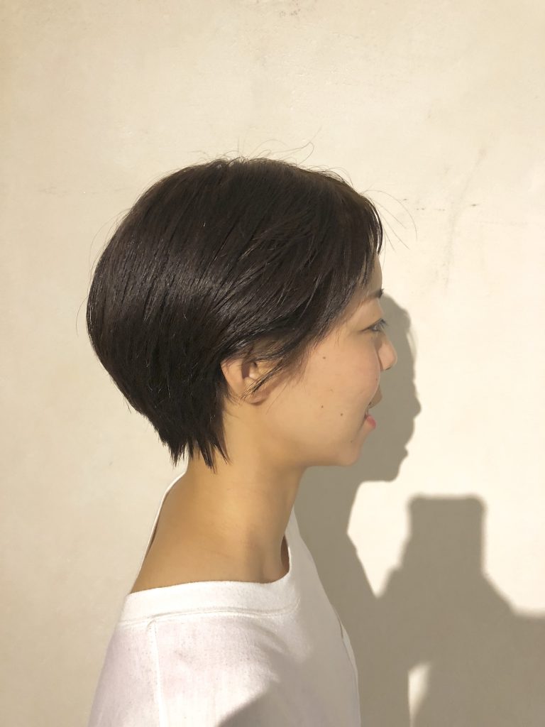 高校の同級生をバッサリショートヘアにカット 高円寺 美容室 On The Corner オンザコーナーヘアサロン